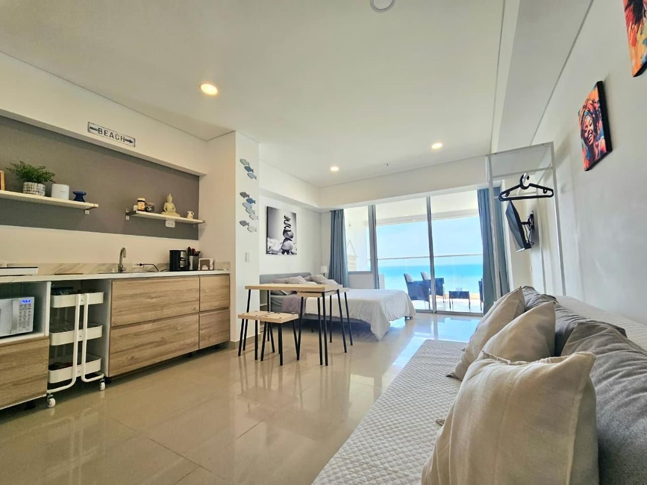 Apartamento Apartasuit Ctg Con Vista Al Mar- 5 Min Aeropuerto Cartagena
