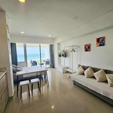 Apartasuit Ctg Con Vista Al Mar- 5 Min Aeropuerto Apartamento Cartagena