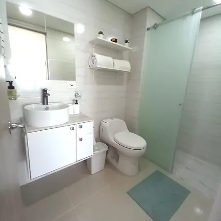 Apartasuit Ctg Con Vista Al Mar- 5 Min Aeropuerto Apartamento Cartagena