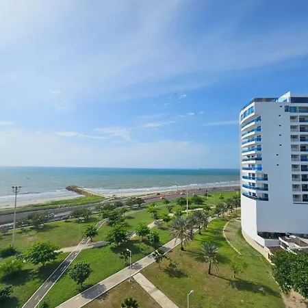 Apartasuit Ctg Con Vista Al Mar- 5 Min Aeropuerto Cartagena