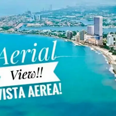 Apartasuit Ctg Con Vista Al Mar- 5 Min Aeropuerto Apartment Cartagena